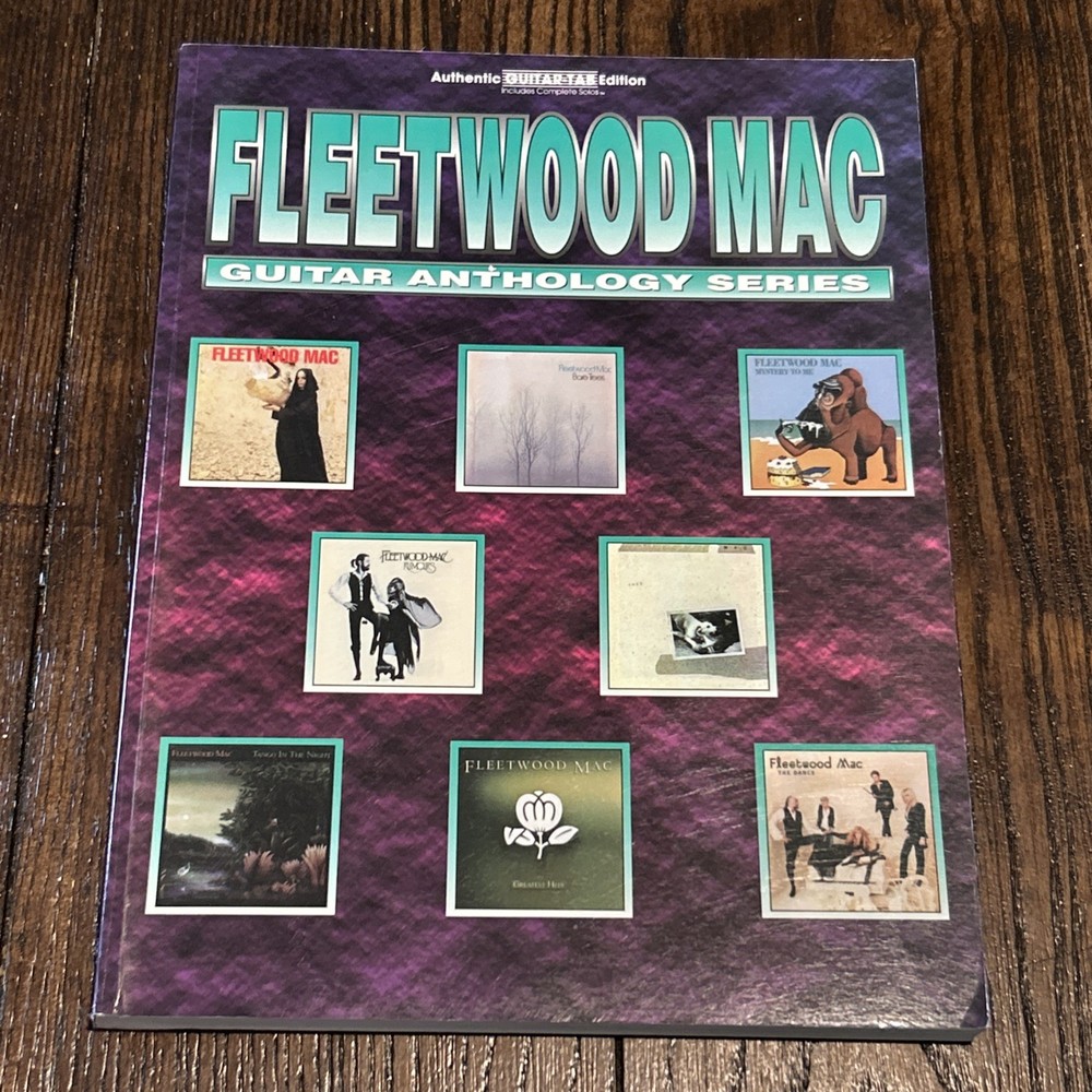 Fleetwood Mac Guitar Anthology Series Guitar Tab Edition (1998) Songbook NM COND
