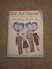 Vintage Sheet music lot of 15, 1940s and 1950s