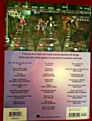 Rock Band Guitar Recorded Versions Authentic Tablature Songbook Collectible 2007