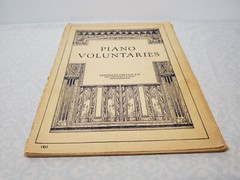 1928 Piano Voluntaries Theodore Presser Co Sheet Book Music