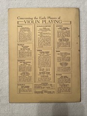 Music Book: 1st & 3rd Position Pieces for Violin 1927 Theodore Presser Co. 🔥
