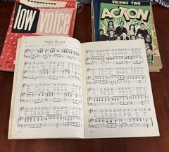 Huge Vintage Gospel Choir Songbook Lot Rodeheaver Low Voice Sacred Music