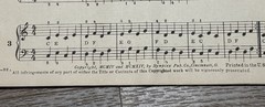 WM. Berold’s Piano Course Book 1 & 2, 1904-15 Vintage Sheet Music Instruction