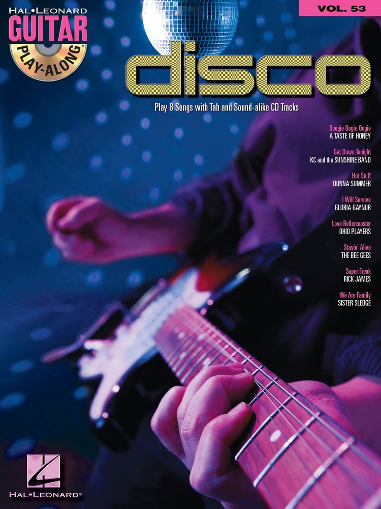 Disco Guitar Play-Along Vol 53 Notes & Tab Sheet Music Songs Book CD Pack
