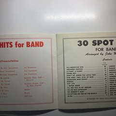 Robbins Music Corporation MPN 30 Spot Hits for Band Oboe Song Book Marching