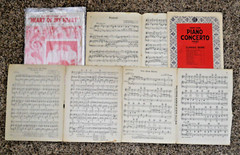 Piano Sheet Music – 28 Individual Pieces from the 1940&rsquo;s and Earlier