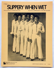 Commodores – Slippery When Wet – 1975 Original USA Sheet Music