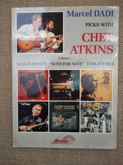 Marcel Dadi Picks With Chet Atkins Volume 1 Guitar Tablature Book 1989 Rare VG