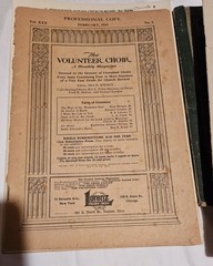 Lot 5 Books Sacred/Church Music, Hymns & Gospel Songs & 5 Booklets, 1858-1940&rsquo;s