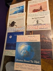 Lots of Sheet Music Magazine – You choose the Year! Guitar/Piano/Organ