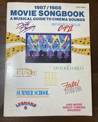 Vintage Movie Songbook Lot 1986-1988 Piano Sheet Music 80s Soundtrack Top Gun