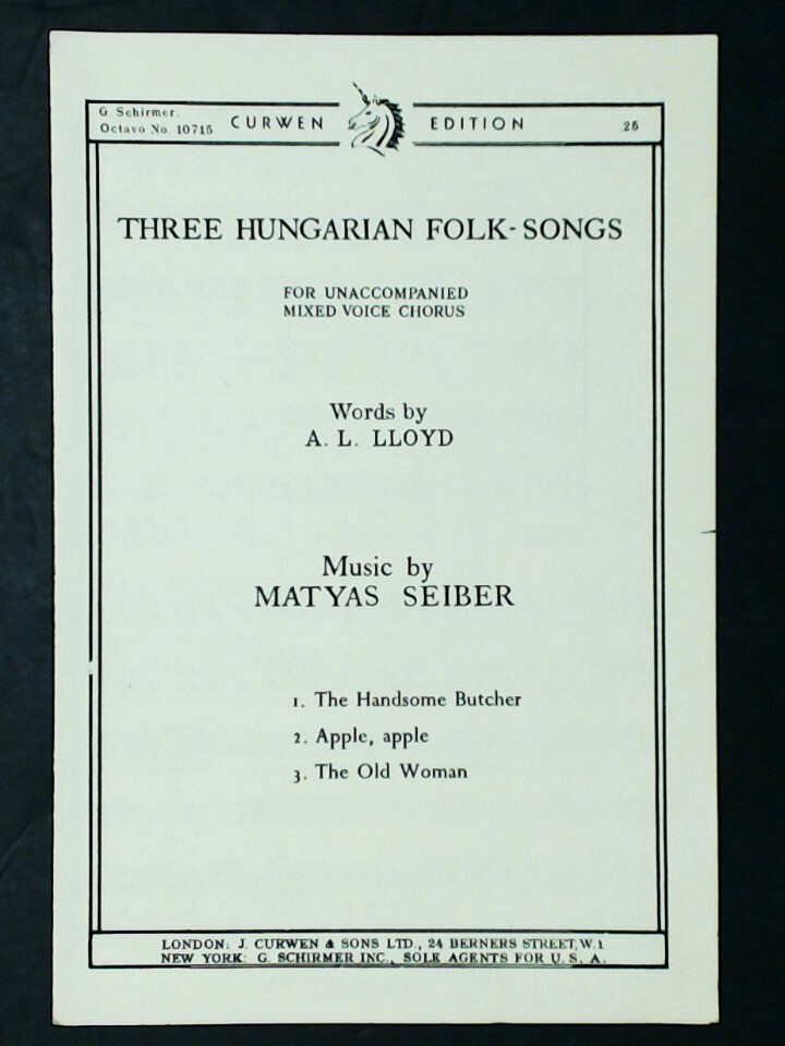 Ave Verum Corpus William Byrd SATB A Capella 1965