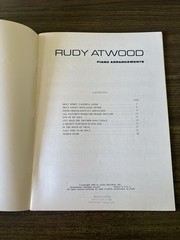 Rudy Atwood Piano Arrangements #5 Sheet Music Religious Devotional Gospel Sacred