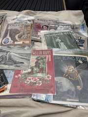 Vintage 1910&rsquo;s-1940&rsquo;s Large Sheet Music Lot Of 220+ Mainly early, Rag WW1 girls