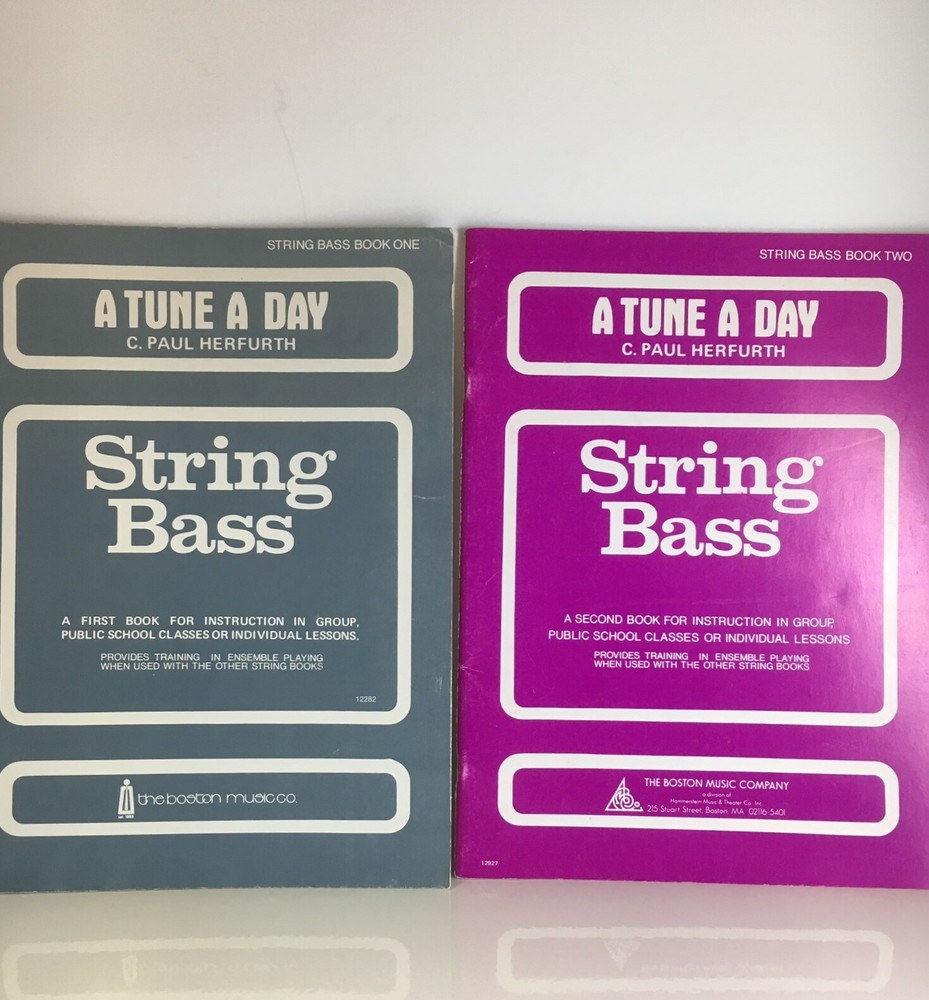 NEW 2 LOT String Bass Song Music Books Boston Music Co.
