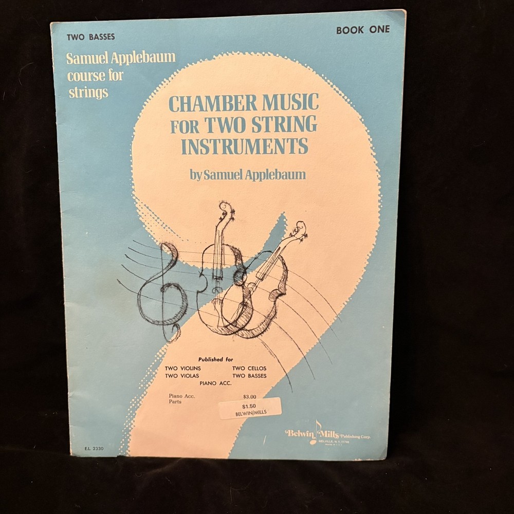APPLEBAUM – Duets for Strings – STRING BASS Books 1 & 2 BASS BEGINNER DUET BOOKS