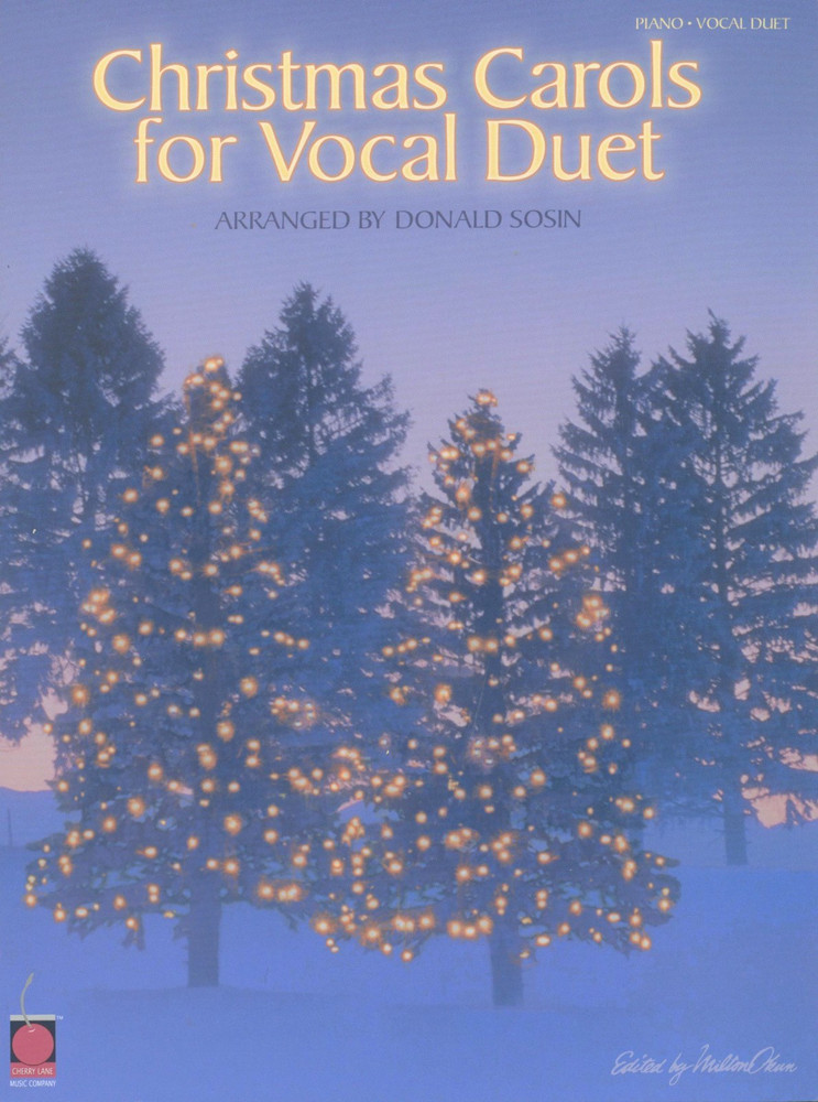 Christmas Carols Vocal Duet Songbook High / Low Voice Piano Chords 2003 Sosin