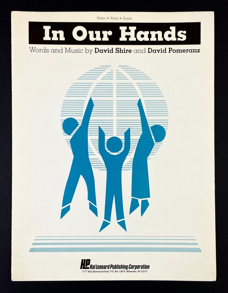 In Our Hands World Children Summit Vigil Theme 1990 VTG Sheet Music Piano Vocal