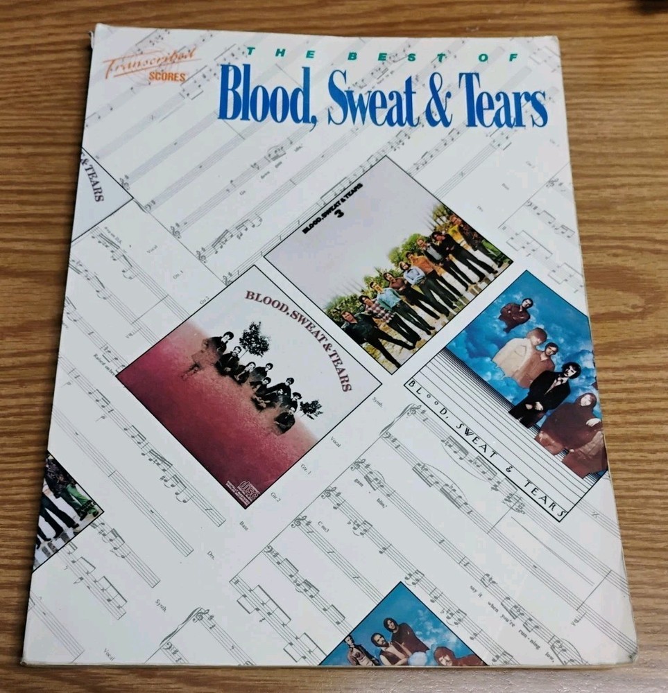 1989 THE BEST OF BLOOD, SEEAT & TEARS SHEET MUSIC TRANSCRIBED SCORE BOOK