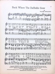 Back Where The Daffodils Grow Sheet Music Doyle Dunn Walter Donaldson 1924