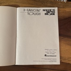 New Kids On The Block NKOTB Hanging Tough 1989 Songbook 56 pages