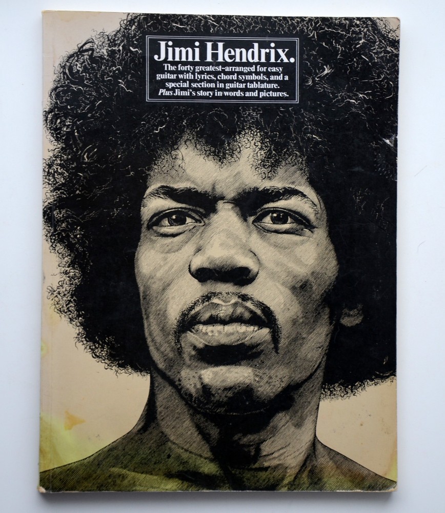 JIMI HENDRIX 40-Songs 1978 SHEET MUSIC 144-pgs w/ Photos + Articles HAL-LEONARD