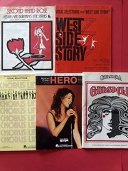 Broadway Show Tunes Sheet Music Vocal Piano Book Lot Comedy Musicals Vocals