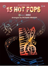 Song Books: 15 Hot Pops Sheet Music Summer 02 Bradley Big Note Piano Level 1-2