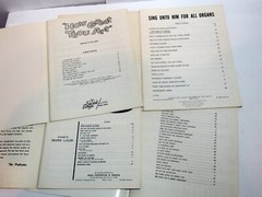 Vtg Lot 10 All Organ Songbooks Hymns Christmas Pop Folk Music Books