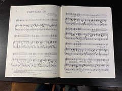 The Beatles « What Goes On » 1965 Sonora Sheet Music (Scandinavia)-3481