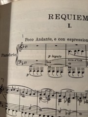 Brahms Requiem Opus 45 Vocal Score Peters Edition No. 3672 in English Paperback