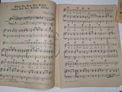 1926 When The Red Red Robin Harry Woods Sheet Music La Porte City Norma Garling
