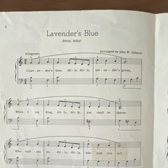 Lavender&rsquo;s Blue Piano Solo Sheet Music Belwin Mills Publishing Corp.