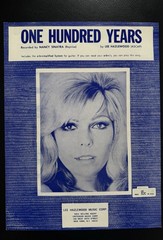 One Hundred Years (NANCY SINATRA) 1968 Pop/Rock Sheet Music Lee Hazlewood #69 US