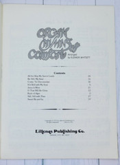 Organ Hymns of Comfort Arranged Eleanor Whitsett Lillenas Memorial Services 1979