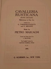 LOT of (5) Vintage Hardcover Vocal Scores – Verdi, Puccini, Mascagni