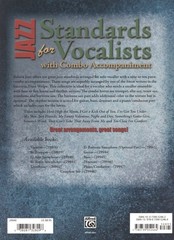 Jazz Standards for Vocalists with Combo Accompaniment – Dave Wolpe – Set of 10