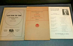 3 Antique Sheet Music Books Choral Arrangements Mixed Voices Easter M28