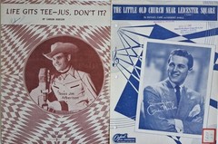 Lot of 40 Vintage 1940s Sheet Music Pieces All G or VG Pkg 2