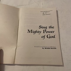 Sing the Mighty Power of God Mark Hayes Sheet Music Book SATB Voice Piano Lyrics