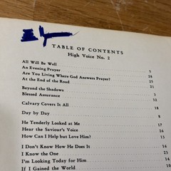 High Voice Volume Two Vintage Sheet Music 1949