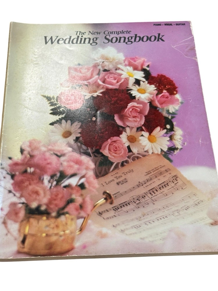 VTG 1987 New Complete Wedding Songbook Piano Vocal Guitar Hal Leonard