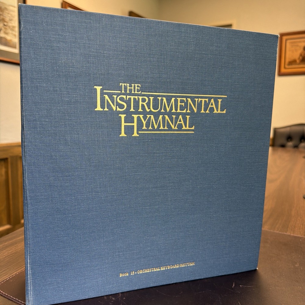 Instrumental Hymnal Book 15 | 1987 3 Ring Binder |Orchestral Keyboard Rhythm