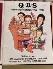 Lot Of 8 Piano Music Roll Catalogs, Pamphlets & Collecting Guide. Q.R.S. Player