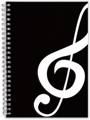 Durable Manuscript Paper Notebook – 160 Pages, Waterproof Cover for Musicians