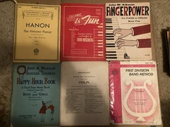 Large Lot of 34 Vintage Teaching Music & Instruction Books Piano Violin Clarinet