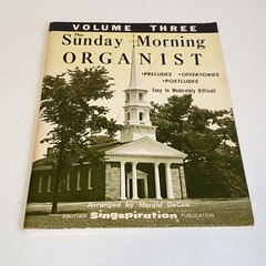 Vintage 1965 The Sunday Morning Organist Volume 3 Sheet Music Songbook 33 Songs