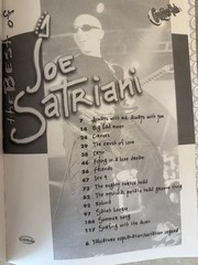 Joe Satriani The Best Of Guitar Tab Songbook ML1516 Carisch 128 Pages