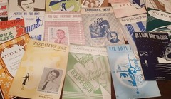 Vintage Early 1940 – 1950s Song Sheet Music lot of 30 Old Standards Show Tunes