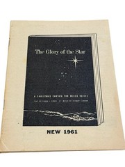 VTG 1961 The Glory of the Star Christmas Cantata Mixed Voices Choir Book